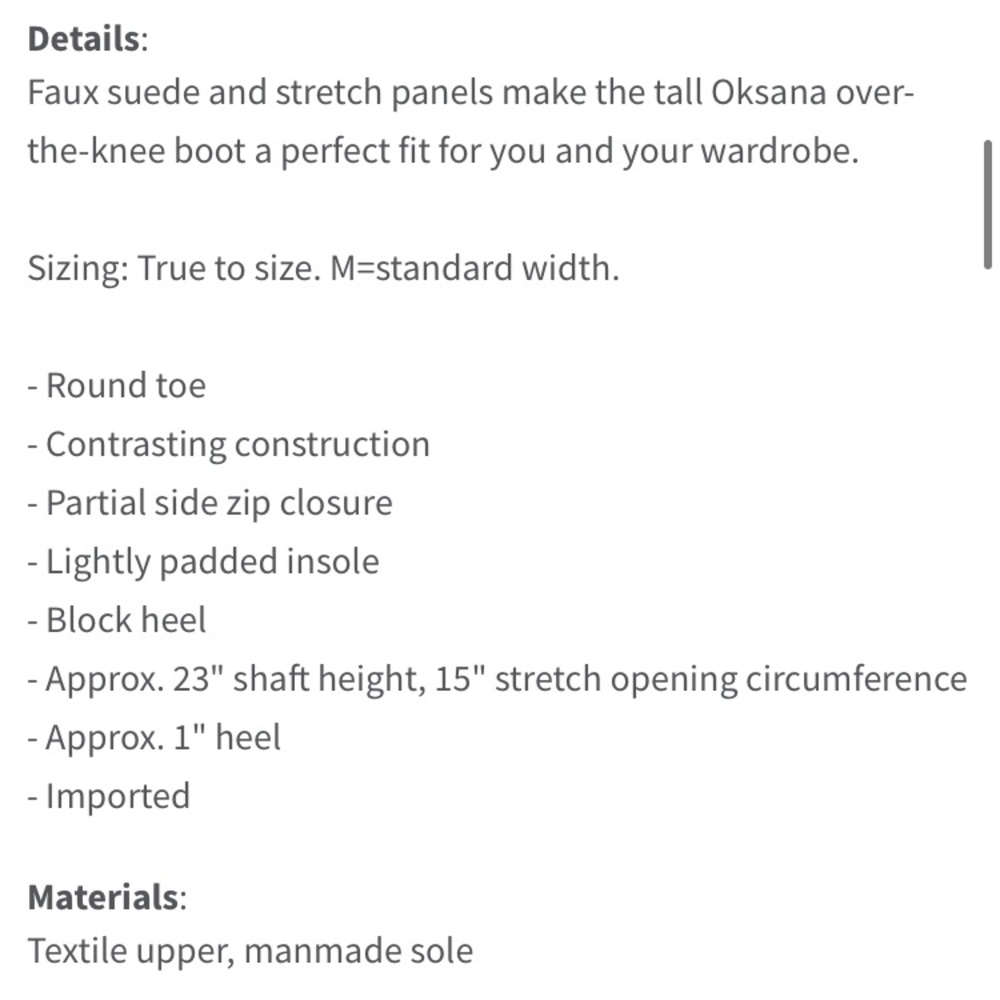 Over the Knee Riding Boot - Picture 5 of 5